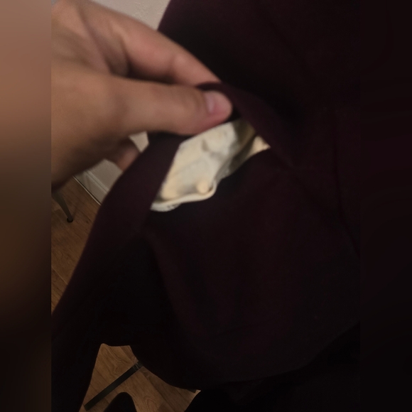 J Crew Lined Wool Coat Pea Coat Womens Size 8 Shade Of Purple - Picture 15 of 15